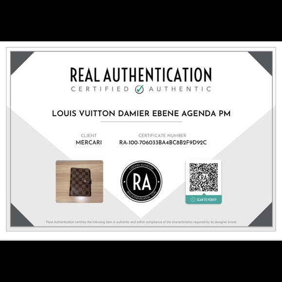 ✨SOLD✨Authentic Louis Vuitton Damier Ebene Agenda Cover PM - Picture 10 of 10